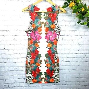 OXFORD CIRCUS Floral Sleeveless Dress Size L